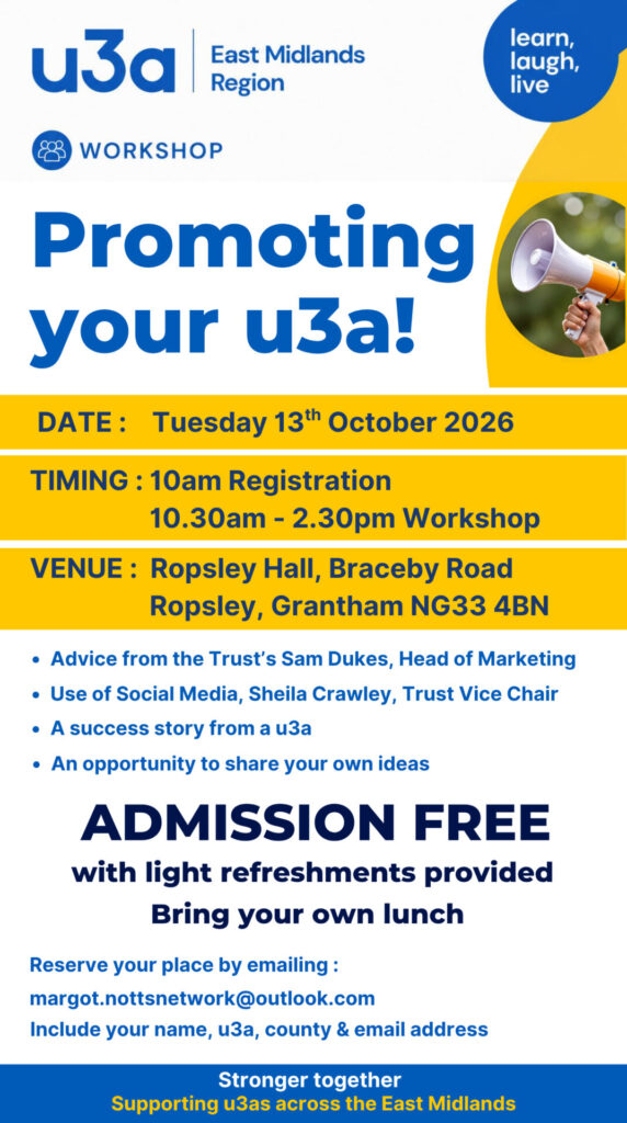 poster Promoting Your u3a EMR